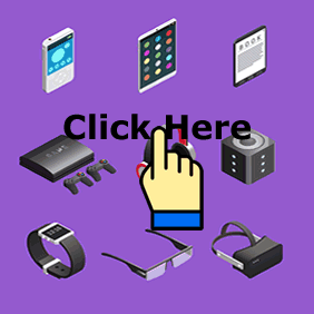 gif image inviting customers to gadgets section